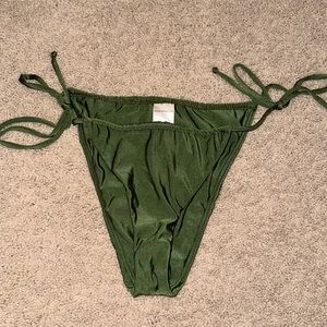 Good American Olive Green Bathing Suit Bottom